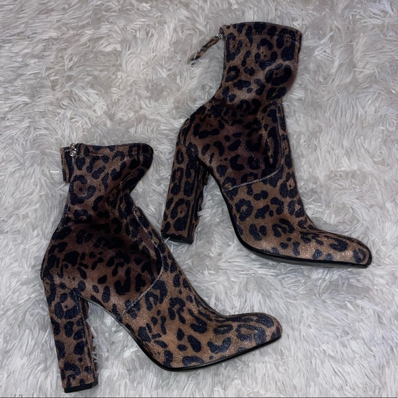 Steve Madden Cheetah Booties - Picture 2 of 5